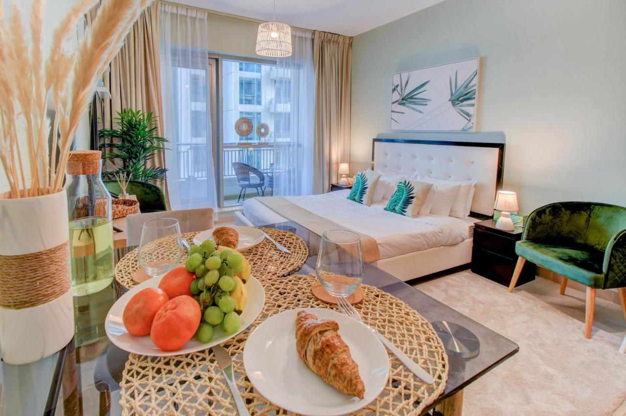 Durrani Homes - Luxurious Studio Near Dubai Mall With Pool View エクステリア 写真